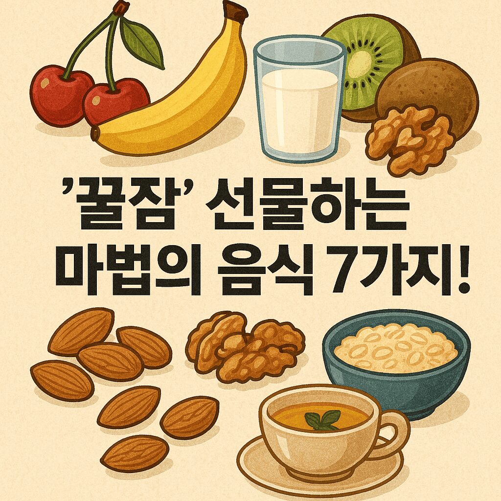 불면증에 괴로워하는 당신에게 ‘꿀잠’ 선물하는 마법의 음식 7가지!